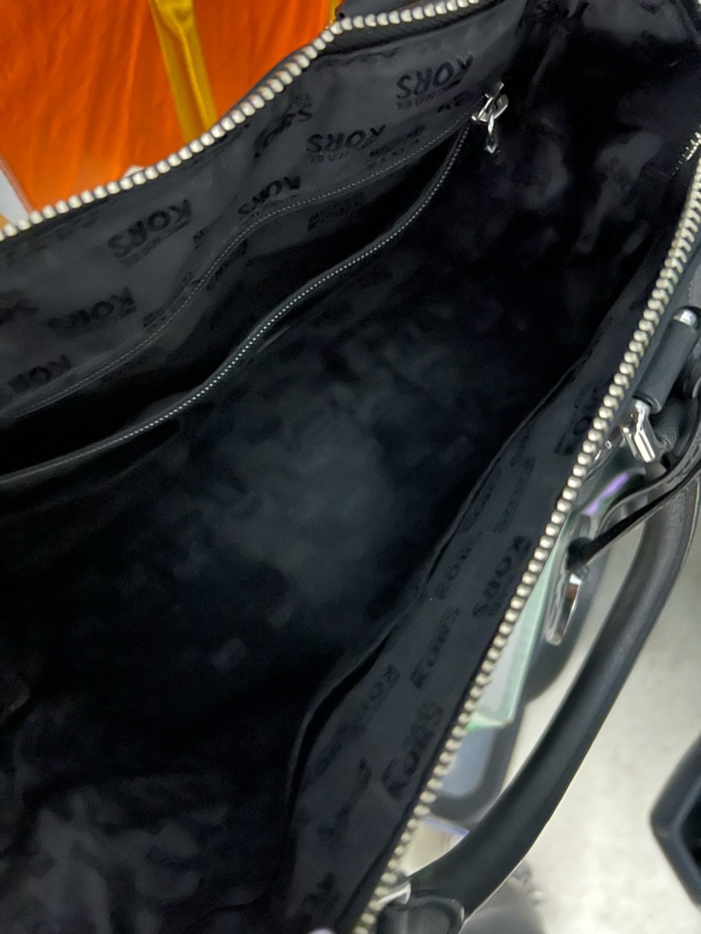 Michael Kors Black Tote with Branded Lining